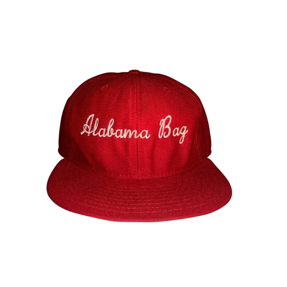 Vintage Alabama Hat Snapback New Era Dupont Visor Embroidered Cap Made In USA‎